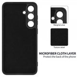 Samsung Galaxy S25 Plus Cover med Rem Silikone Sort