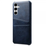 Samsung Galaxy S25 Plus Cover med to Kortlommer Blå
