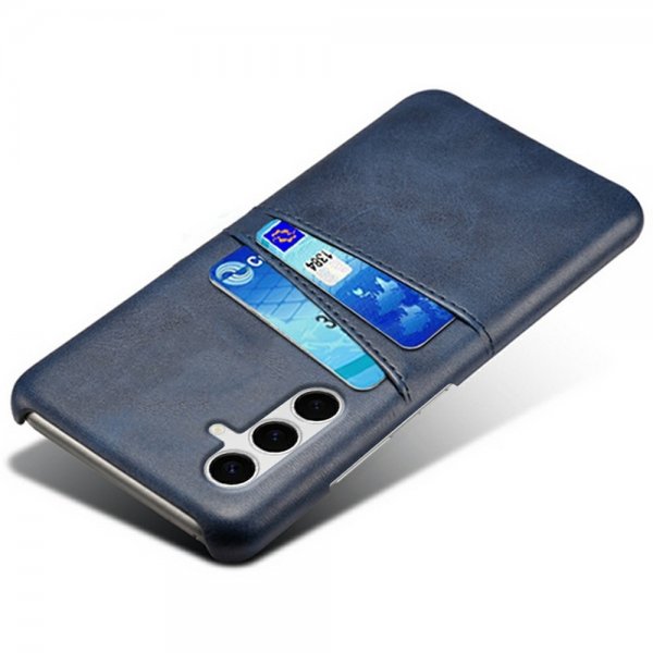Samsung Galaxy S25 Plus Cover med to Kortlommer Blå
