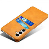 Samsung Galaxy S25 Plus Cover med to Kortlommer Lysebrun
