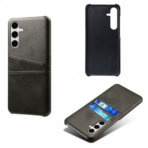 Samsung Galaxy S25 Plus Cover med to Kortlommer Sort