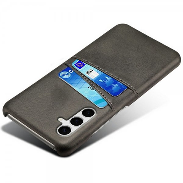 Samsung Galaxy S25 Plus Cover med to Kortlommer Sort
