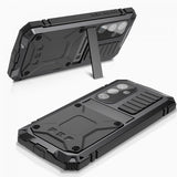 R-JUST Samsung Galaxy S25 Plus Cover Metal Stødsikkert Sort