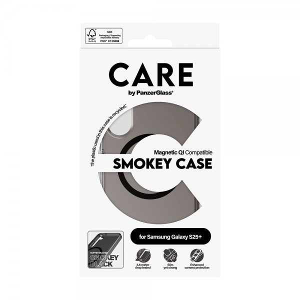 CARE by PanzerGlass Samsung Galaxy S25 Plus Cover Smokey MagSafe Sort