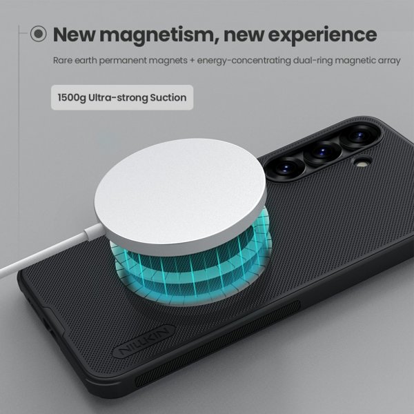 Nillkin Samsung Galaxy S25 Plus Cover Super Frosted Shield Pro MagSafe Sort