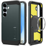 Spigen Samsung Galaxy S25 Plus Cover Tough Armor MagFit Abyss Green
