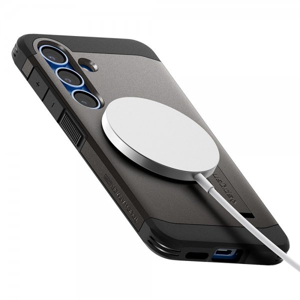 Spigen Samsung Galaxy S25 Plus Cover Tough Armor MagFit Gunmetal