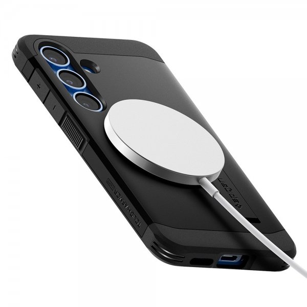 Spigen Samsung Galaxy S25 Plus Cover Tough Armor MagFit Sort