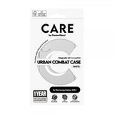 CARE by PanzerGlass Samsung Galaxy S25 Plus Cover Urban Combat MagSafe Hvid