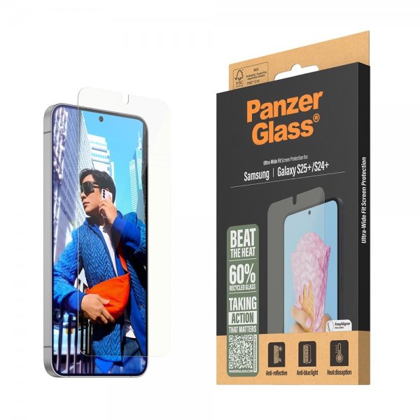 PanzerGlass Samsung Galaxy S24 Plus/Galaxy S25 Plus Skærmbeskyttelse All-in-One