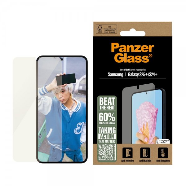 PanzerGlass Samsung Galaxy S24 Plus/Galaxy S25 Plus Skærmbeskyttelse All-in-One