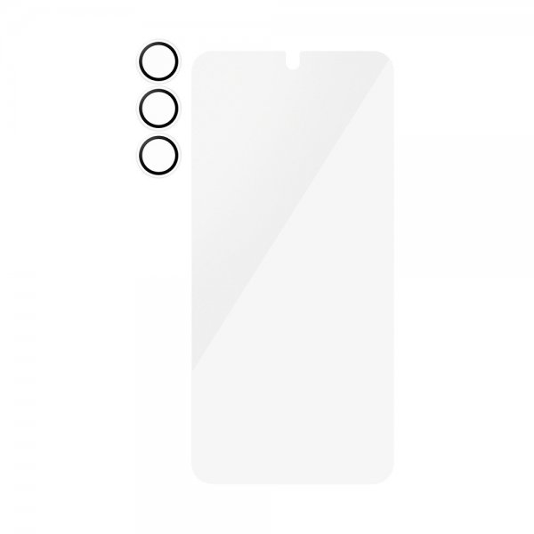 PanzerGlass Samsung Galaxy S25 Plus Skærmbeskyttelse og Kamerabeskyttelse 2-i-1 Bundle