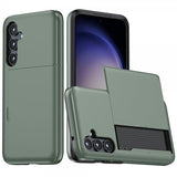 Samsung Galaxy S25 Cover Card Slide Grøn