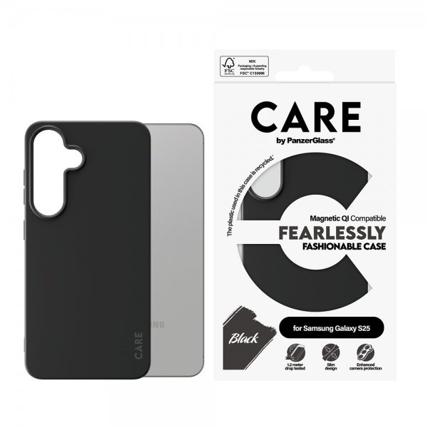 CARE by PanzerGlass Samsung Galaxy S25 Cover Fashionable MagSafe Sort