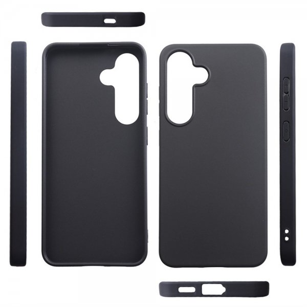 Nordic Covers Samsung Galaxy S24/Galaxy S25 Cover Feather Series Raven Black