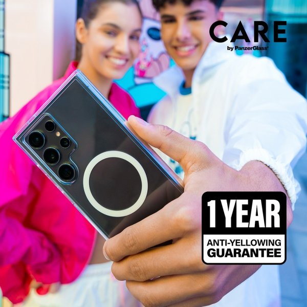 CARE by PanzerGlass Samsung Galaxy S25 Cover Kickstand MagSafe Sort