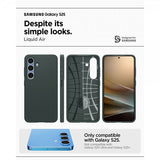 Spigen Samsung Galaxy S25 Cover Liquid Air Abyss Green