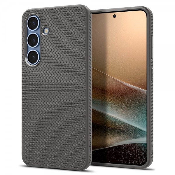 Spigen Samsung Galaxy S25 Cover Liquid Air Marble Gray