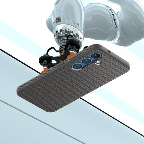 Spigen Samsung Galaxy S25 Cover Liquid Air Marble Gray