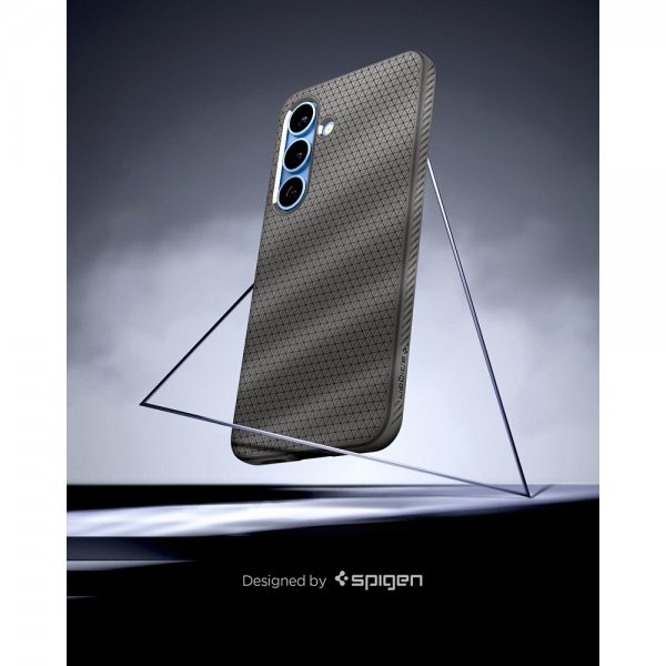 Spigen Samsung Galaxy S25 Cover Liquid Air Marble Gray