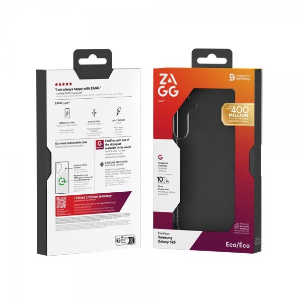 ZAGG Samsung Galaxy S25 Cover Luxe Transparent