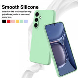 Samsung Galaxy S25 Cover med strop, silikone, grøn