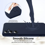 Samsung Galaxy S25 Cover med Strop Silikone MagSafe Mørkeblå