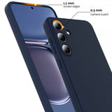 Samsung Galaxy S25 Cover med Strop Silikone MagSafe Mørkeblå