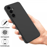 Samsung Galaxy S25 Cover med Strop Silikone Sort