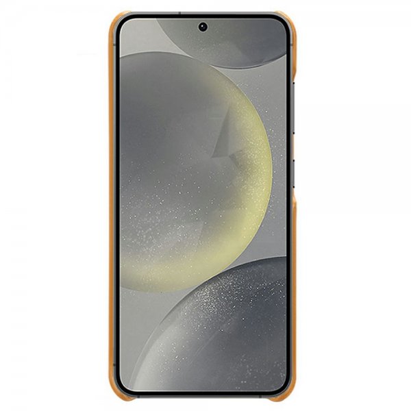 Samsung Galaxy S25 Cover med to Kortlommer Lysebrun
