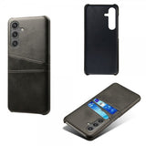Samsung Galaxy S25 Cover med to kortlommer Sort
