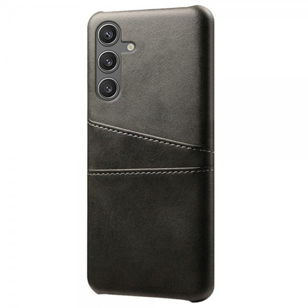 Samsung Galaxy S25 Cover med to kortlommer Sort