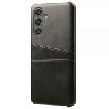 Samsung Galaxy S25 Cover med to kortlommer Sort