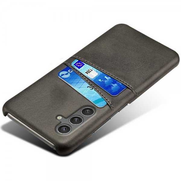 Samsung Galaxy S25 Cover med to kortlommer Sort