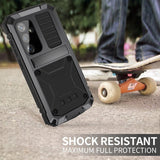R-JUST Samsung Galaxy S25 Cover Metal Stødabsorberende Sort