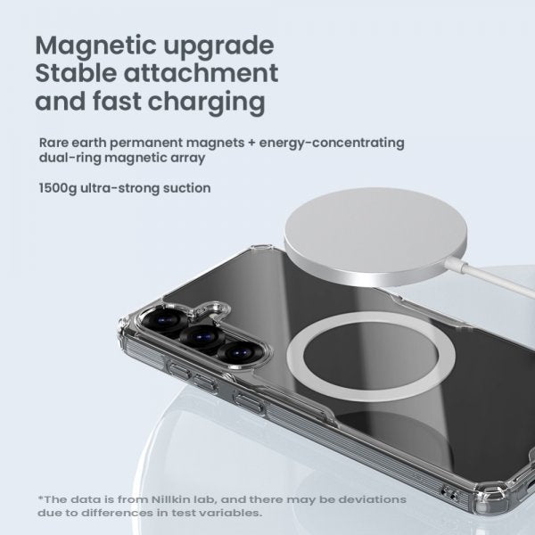 Nillkin Samsung Galaxy S25 Cover Nature Pro Series MagSafe Transparent