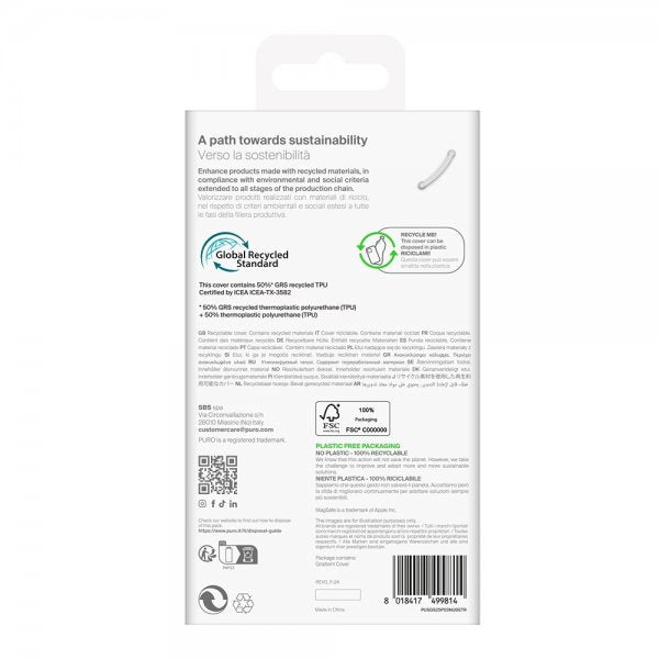 Puro Samsung Galaxy S25 Cover Nude Transparent