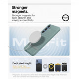 Spigen Samsung Galaxy S25 Cover Parallax MagFit Sage Green