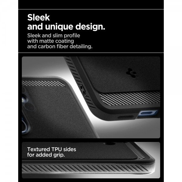 Spigen Samsung Galaxy S25 Cover Rugged Armor MagFit Mat Sort