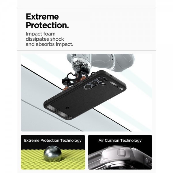 Spigen Samsung Galaxy S25 Cover Rugged Armor MagFit Mat Sort