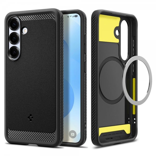 Spigen Samsung Galaxy S25 Cover Rugged Armor MagFit Mat Sort
