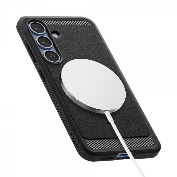 Spigen Samsung Galaxy S25 Cover Rugged Armor MagFit Mat Sort