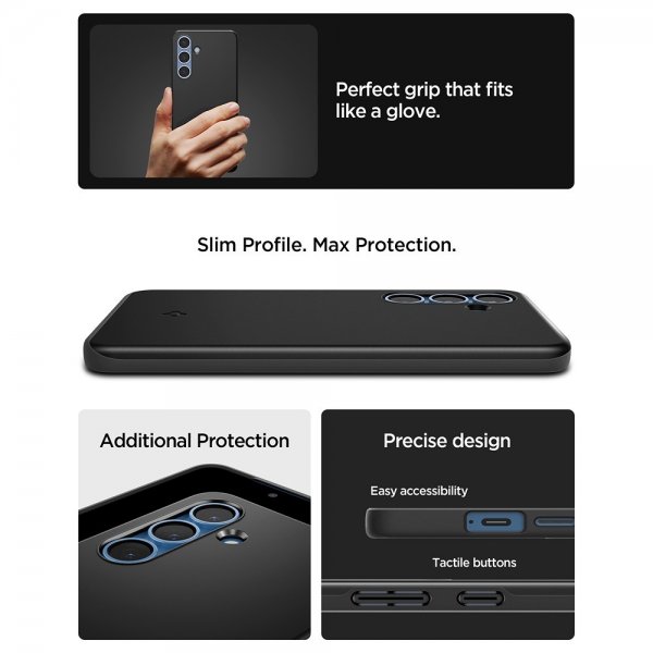 Spigen Samsung Galaxy S25 Cover Thin Fit MagFit Sort