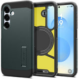 Spigen Samsung Galaxy S25 Cover Tough Armor MagFit Abyss Green