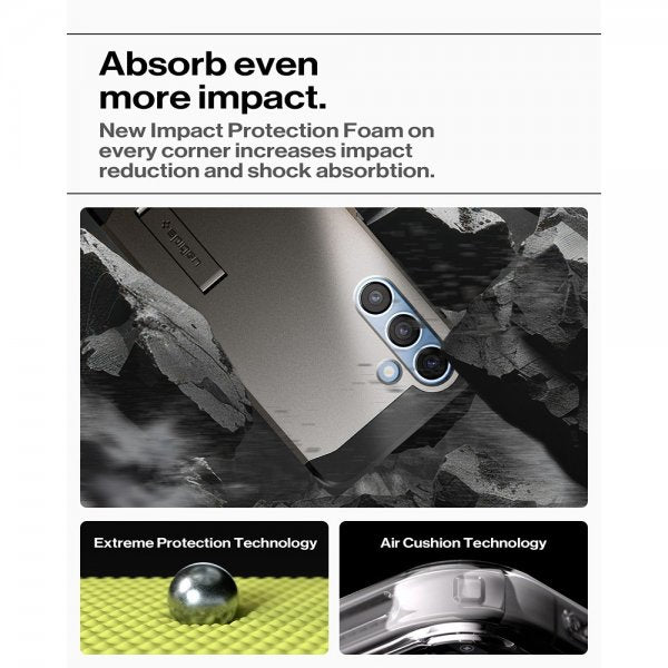 Spigen Samsung Galaxy S25 Cover Tough Armor MagFit Gunmetal