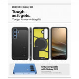 Spigen Samsung Galaxy S25 Cover Tough Armor MagFit Sort
