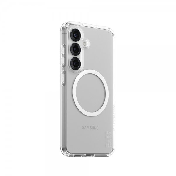 CARE by PanzerGlass Samsung Galaxy S25 Cover Urban Combat MagSafe Hvid
