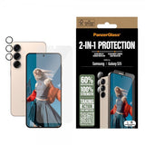 PanzerGlass Samsung Galaxy S25 Skærmbeskyttelse og Kamerabeskyttelse 2-i-1 Pakke
