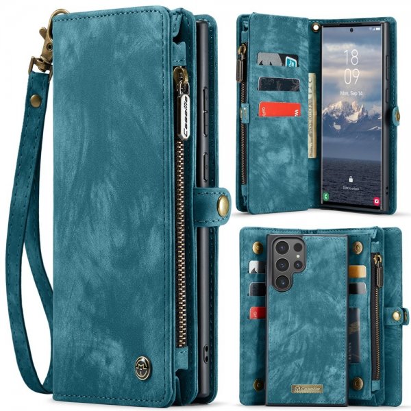 CaseMe Samsung Galaxy S25 Ultra Cover 008 Series Aftageligt Cover Blå