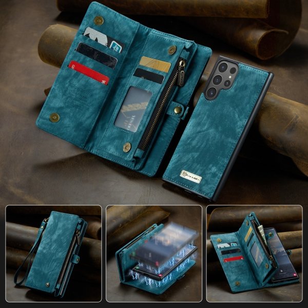 CaseMe Samsung Galaxy S25 Ultra Cover 008 Series Aftageligt Cover Blå